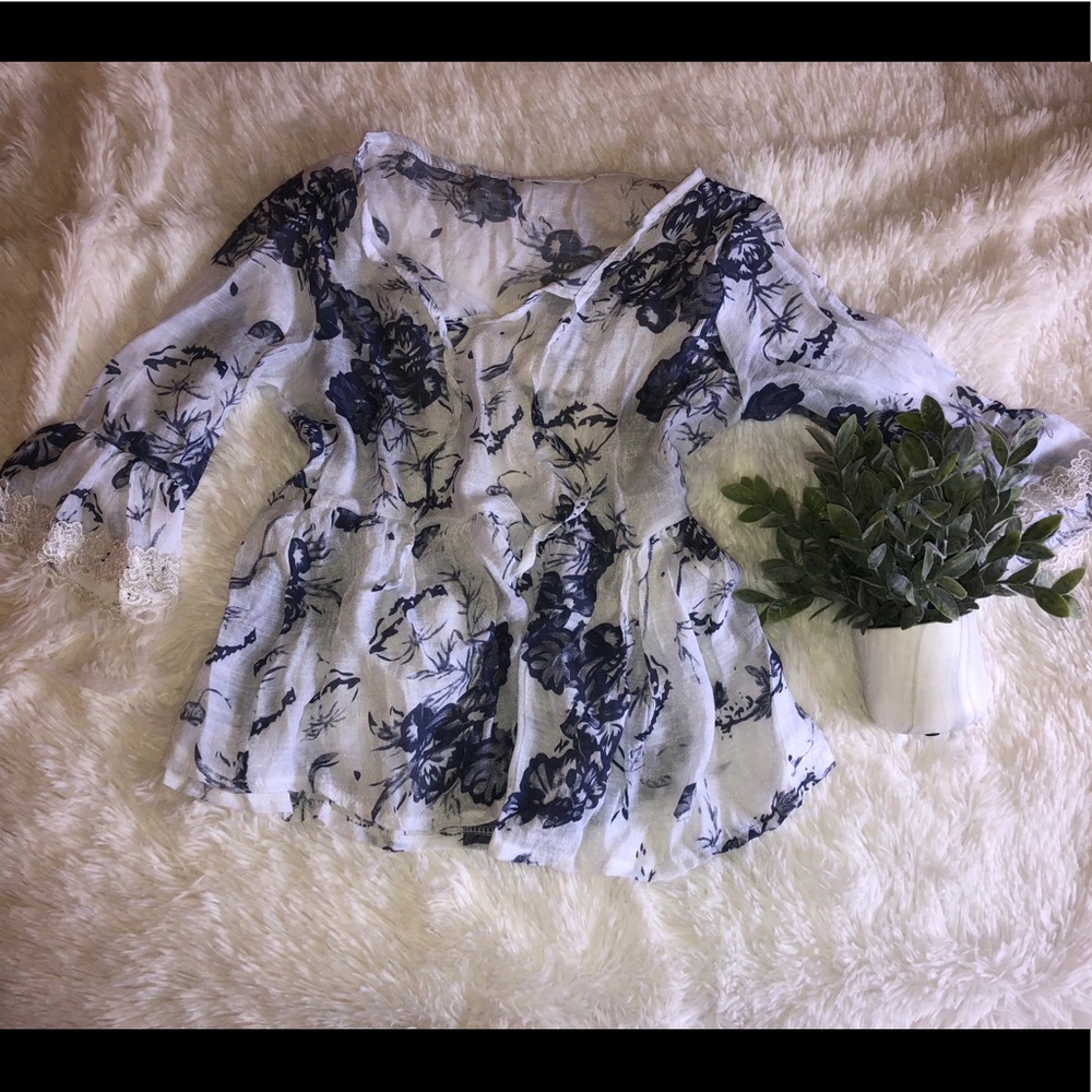 Light Floral Top